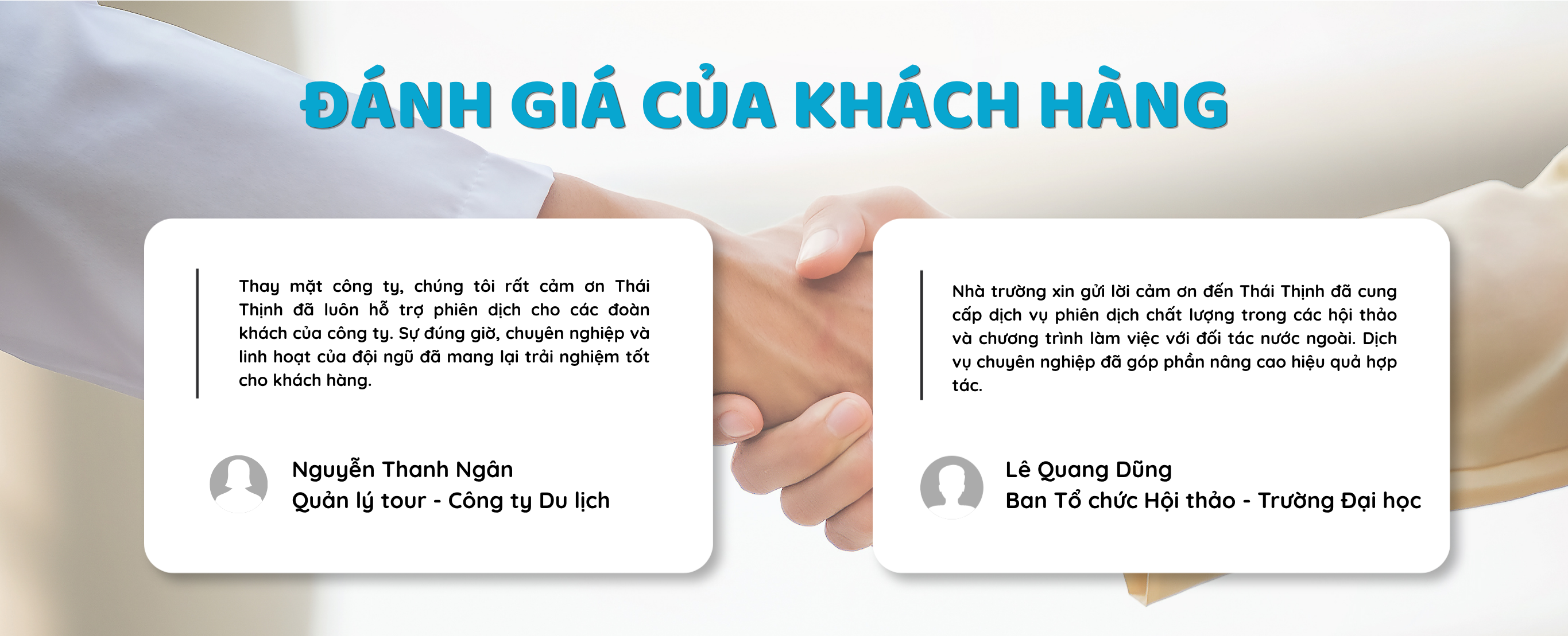 Đánh giá dịch vụ biên phiên dịch Quy Nhơn