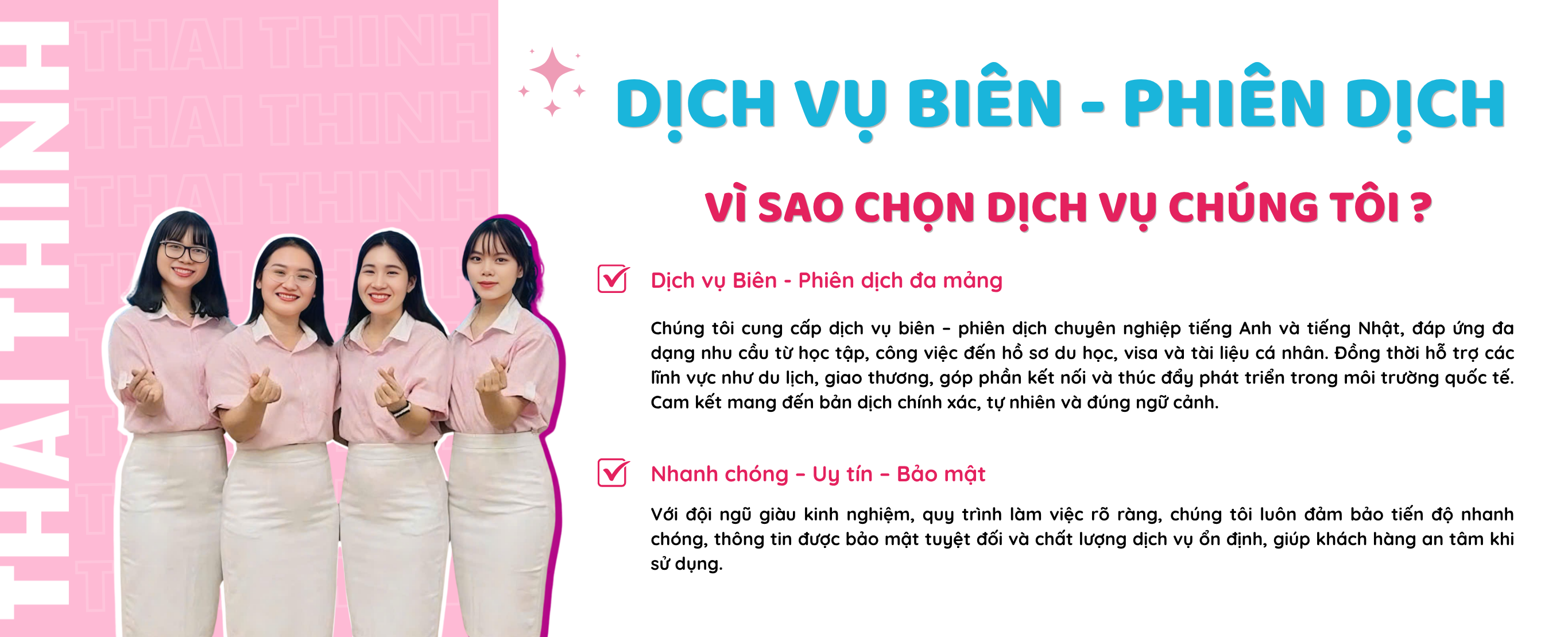 Dịch vụ biên phiên dịch tiếng Nhật Quy Nhơn - Thái Thịnh